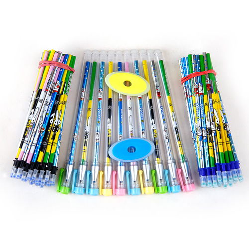 摩易擦可擦笔芯热可擦小学生中性笔磨擦摩乐擦水笔笔芯黑色晶蓝